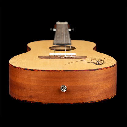 ORTEGA Bonfire Serie Bariton Ukulele 4 String - Fichte/Sapele Natur