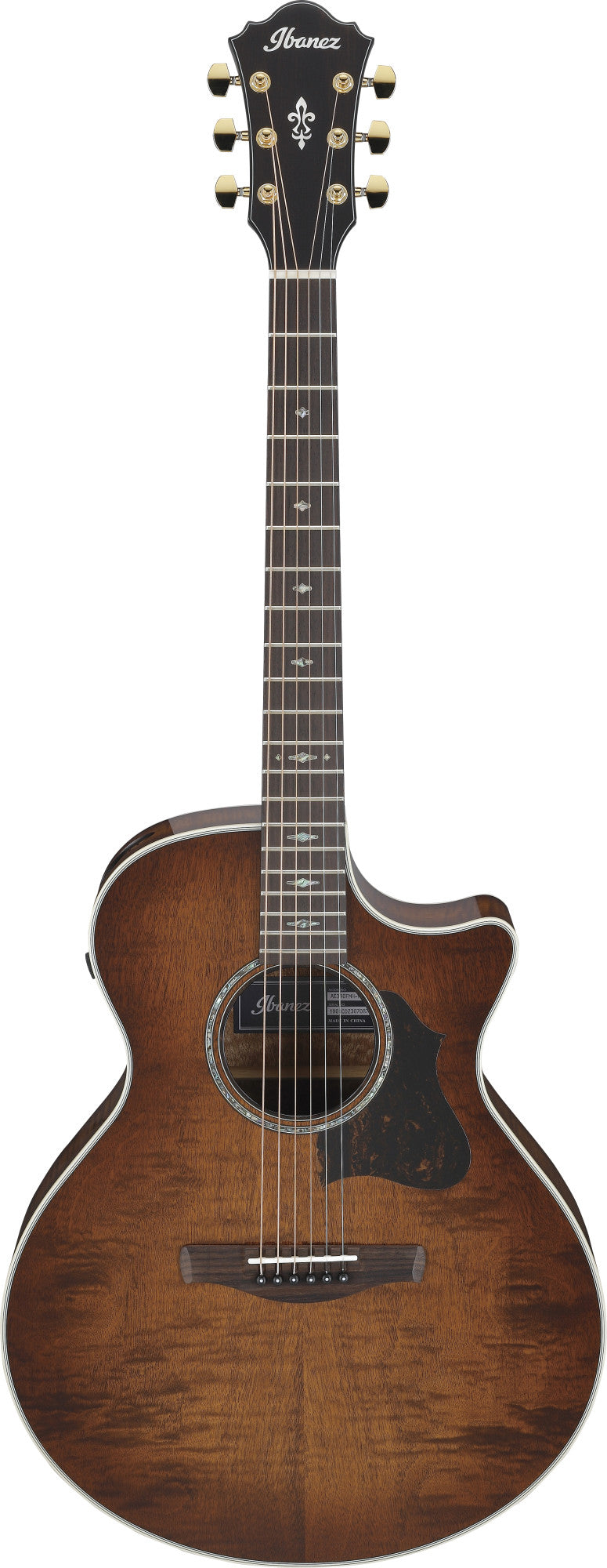 IBANEZ AE Acoustic Guitar 6-String - Mahogany Sunburst High Gloss