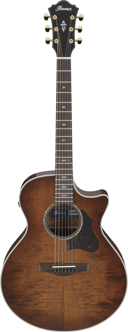 IBANEZ AE Acoustic Guitar 6-String - Mahogany Sunburst High Gloss