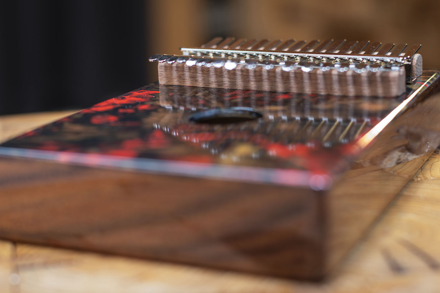 MEINL Percussion Sound Hole Designer Kalimba - Lava