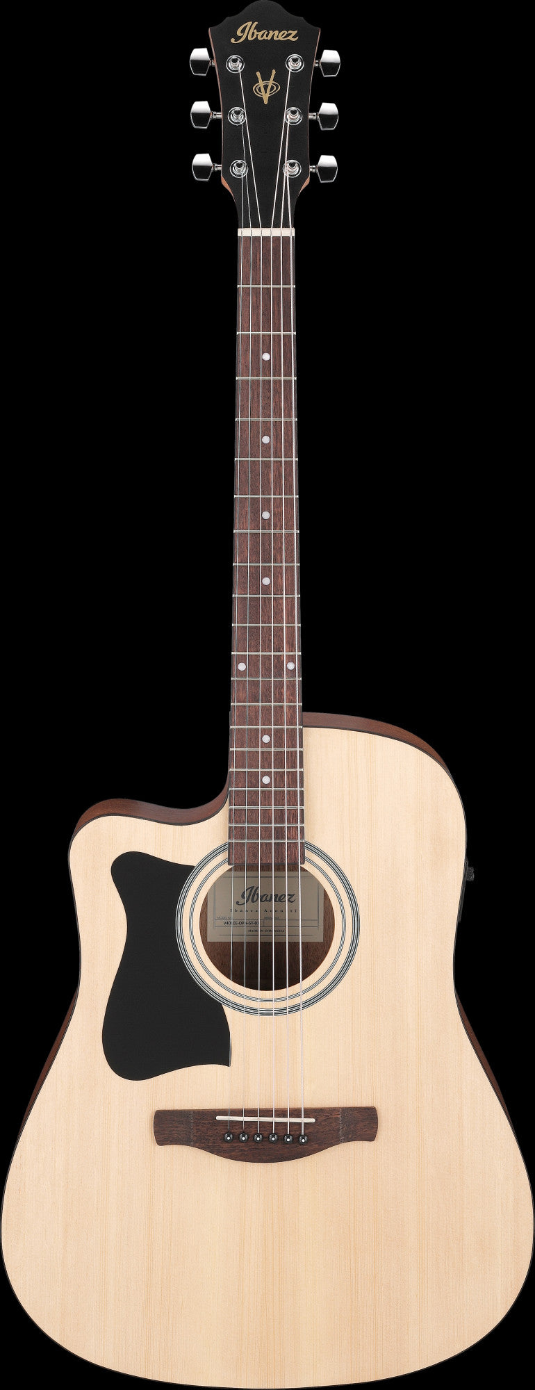 IBANEZ V Akustikgitarre 6-String Lefty - Open Pore Natural