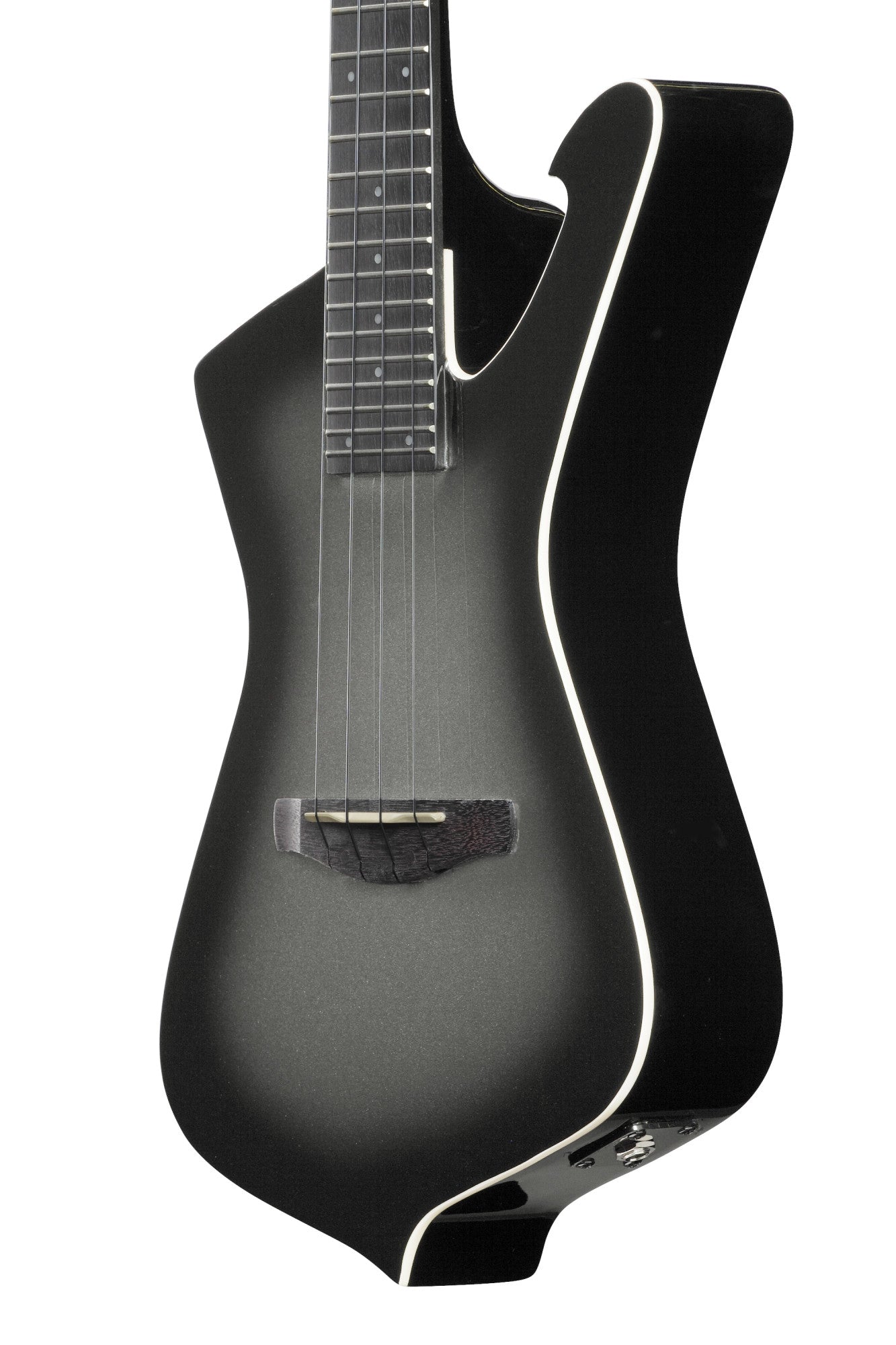 IBANEZ Iceman Tenor Ukulele 4-String - Metallic Gray Sunburst + Gig Bag