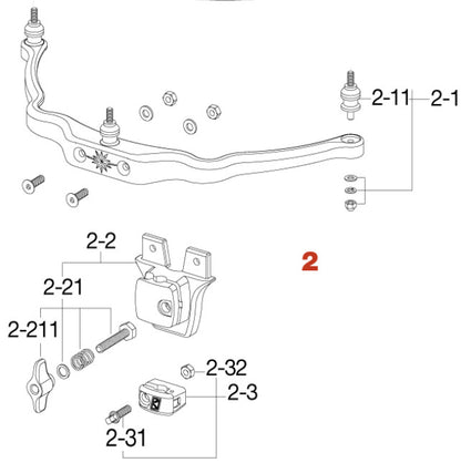TAMA Star-Cast Mounting System für Starclassic Neue Ausführung 15" - Black Nickel