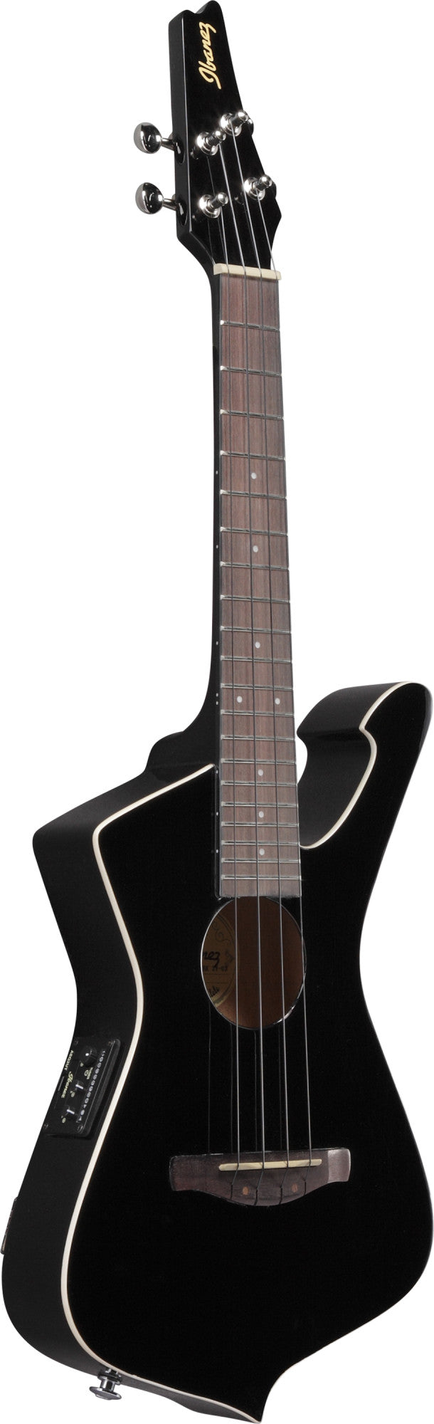 IBANEZ Iceman Tenor Ukulele 4-String - Black High Gloss + Gigbag