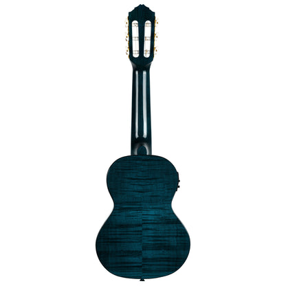 ORTEGA Mini Travel Series 1/8 Gitarre 6-String - Faded Blue + Gigbag