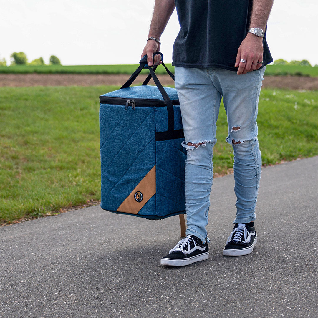 ORTEGA Premium Cajon Bag - Ocean Blue