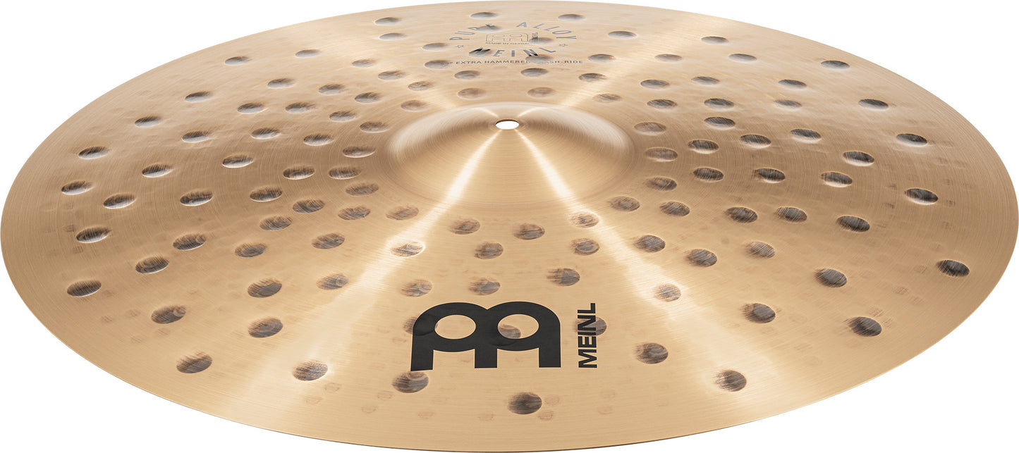MEINL Cymbals Pure Alloy Extra Hammered Crash-Ride - 22"