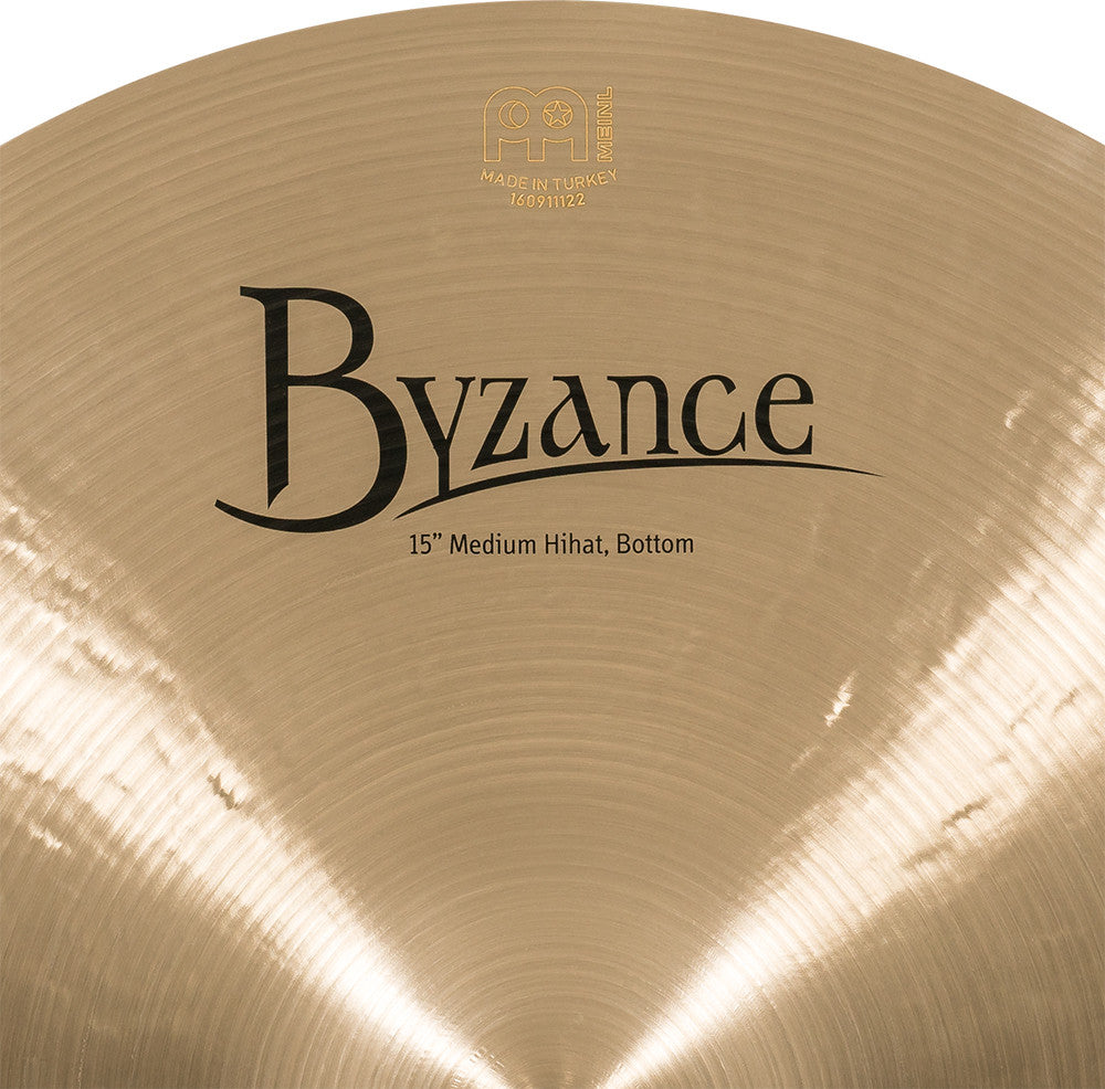MEINL Cymbals Byzance Traditional Medium Hihat - 15"