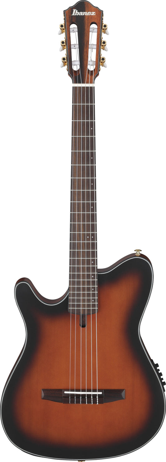 IBANEZ FRH Nylon String Guitar 6-String Lefty - Brown Sunburst Flat