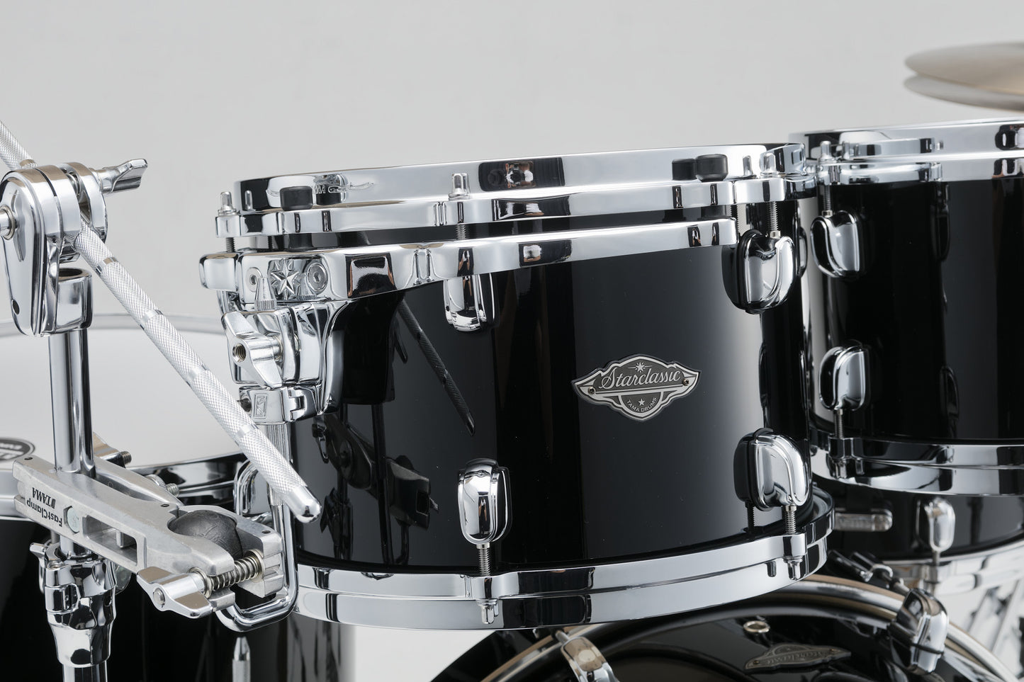 TAMA Starclassic Performer Shell Kit 5 teilig - Piano Black/Chrom HW