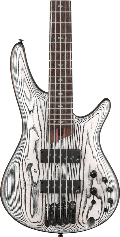 IBANEZ Premium SR Electric Bass 5-String - Icebreaker Wave Flat + Gig Bag