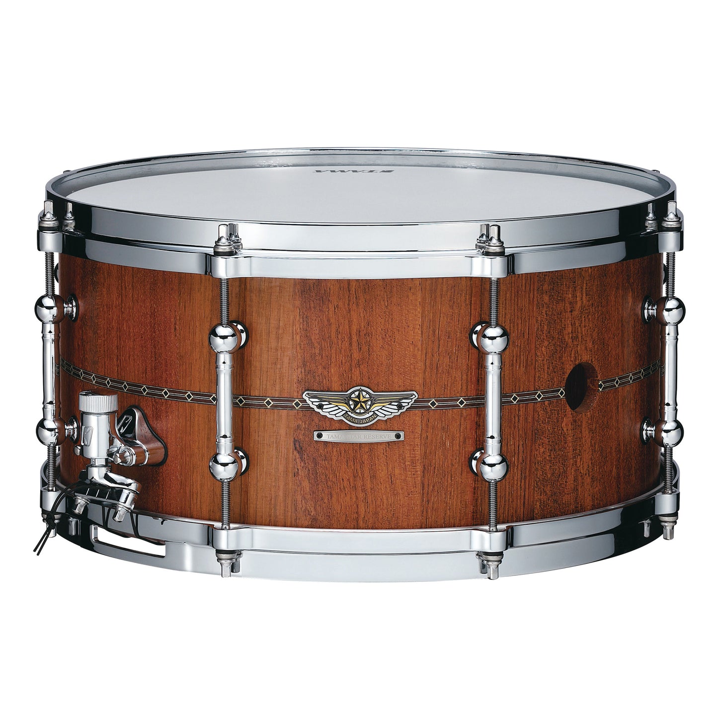 TAMA STAR Reserve Stave Jatoba Snaredrum 14" x 7" - Oiled Natural Jatoba