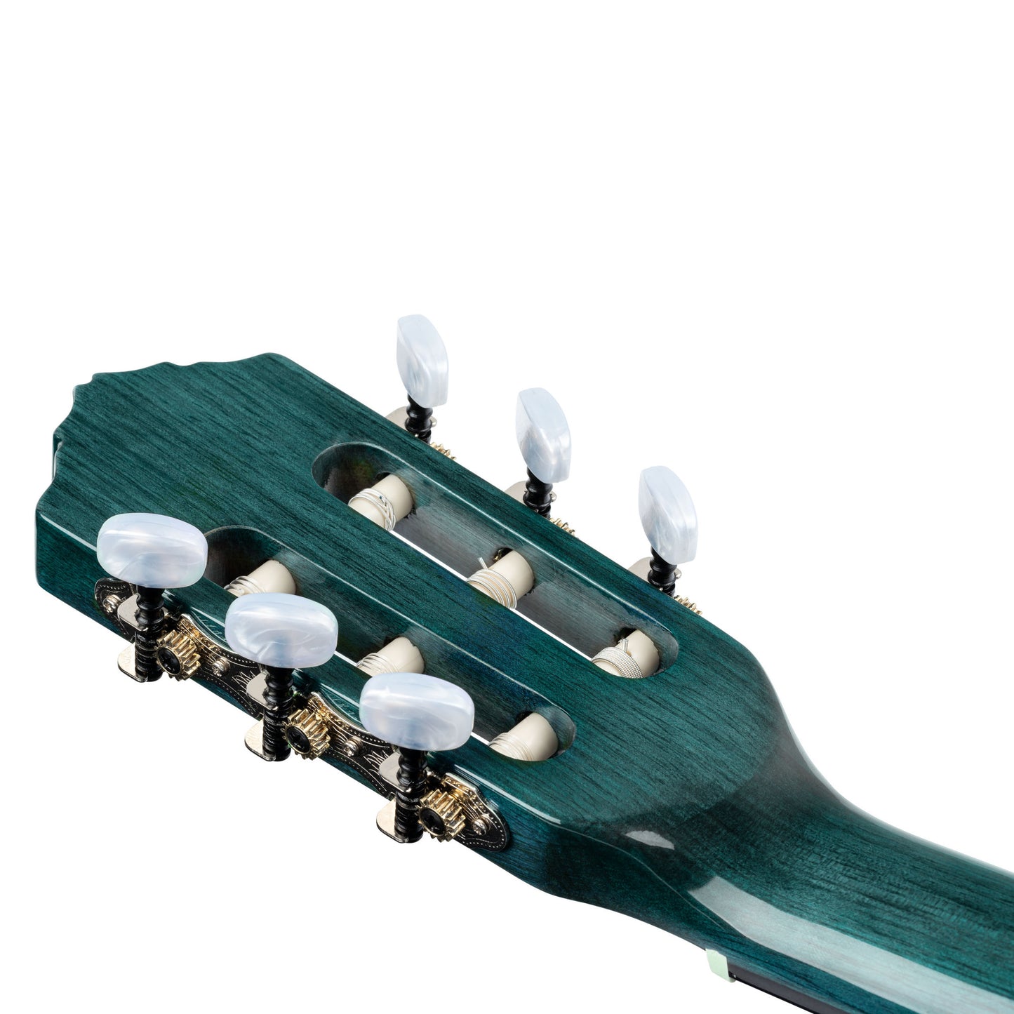 ORTEGA Family Series 4/4 Slim Neck Konzertgitarre 6 String - Ocean Blue + Bag