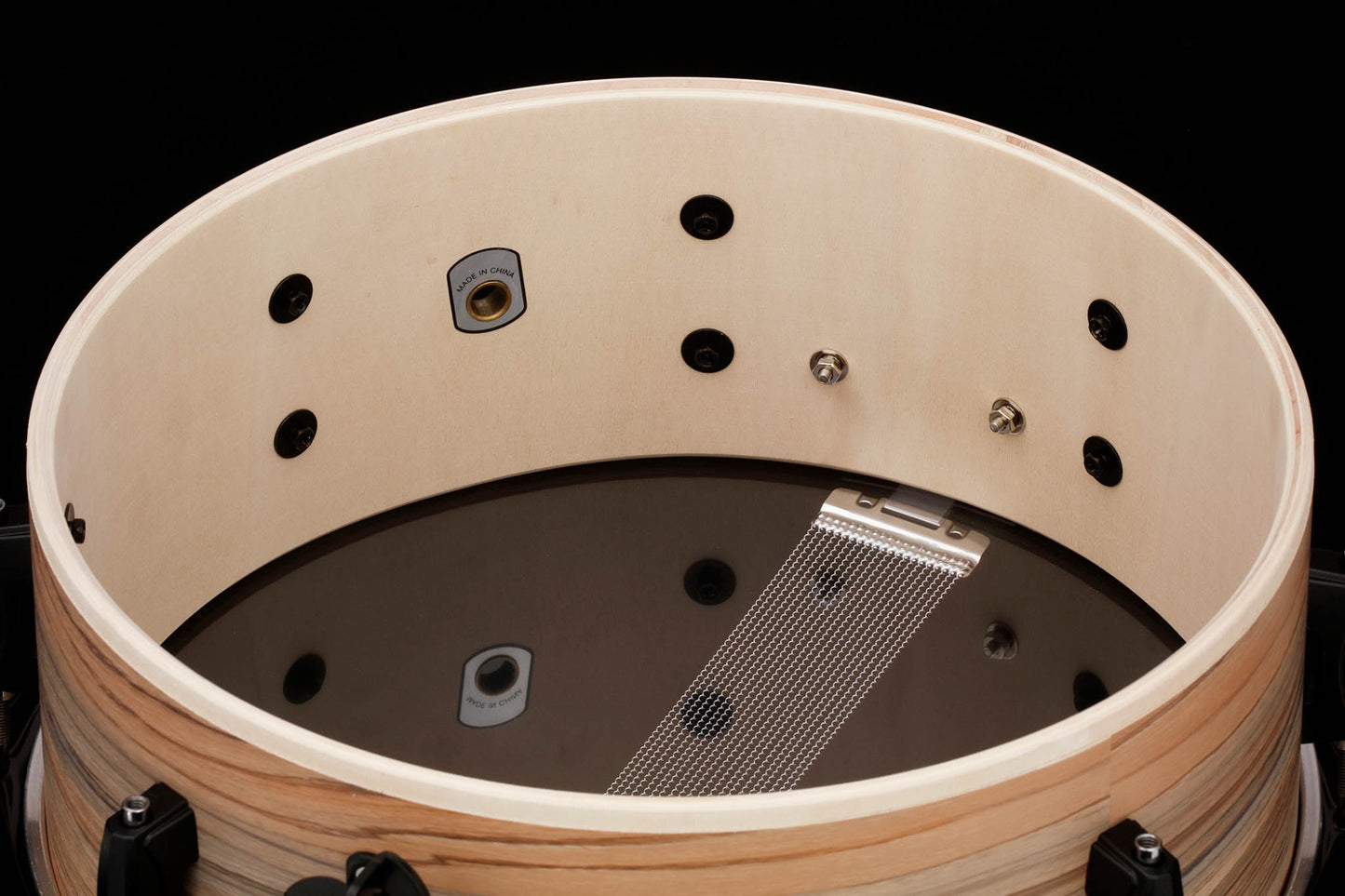 TAMA Woodworks Snaredrum 14" x 5,5" - Natural Zebrawood Wrap