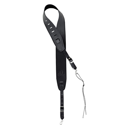 ORTEGA Banjo Leather Strap - Black