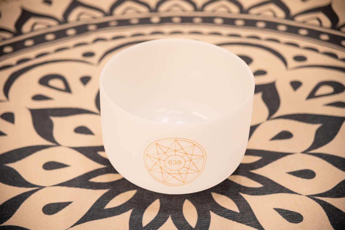 MEINL Sonic Energy Solfeggio Crystal Singing Bowl 10" - D#4/Fa/639 Hz