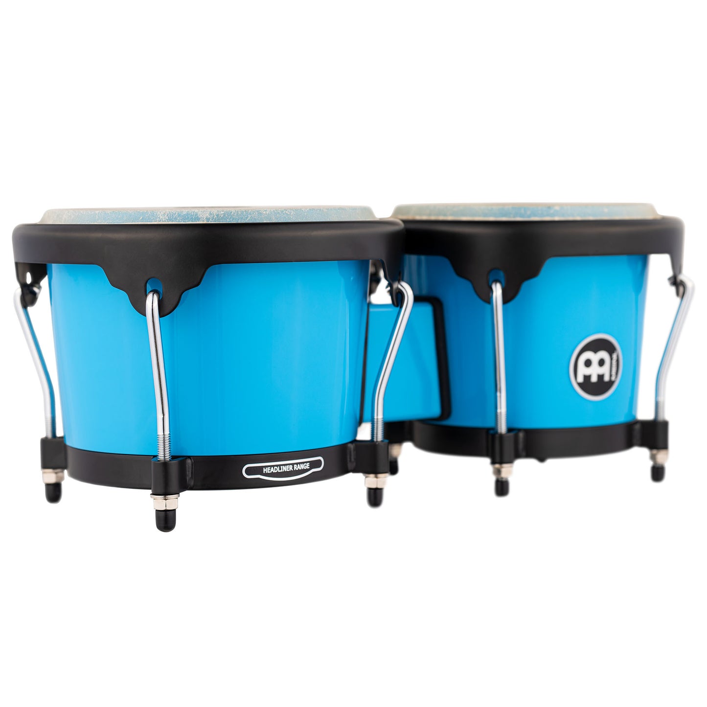 MEINL Percussion Journey Series Bongo 6 1/2" Macho & 7 1/2" Hembra - Glacier Blue