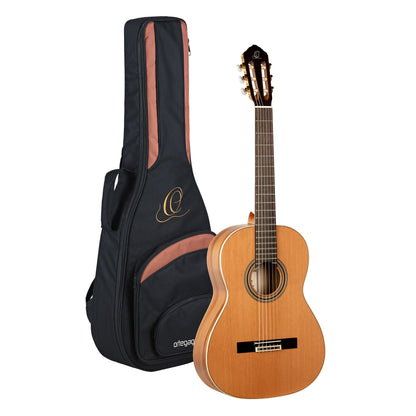 ORTEGA Traditional Series 4/4 Nylon String Guitar 6-String + Pro Gigbag