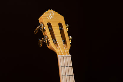 ORTEGA Prism Series Tenor Ukulele 4 String - Flamed Maple Tequila Burst Fade + Bag