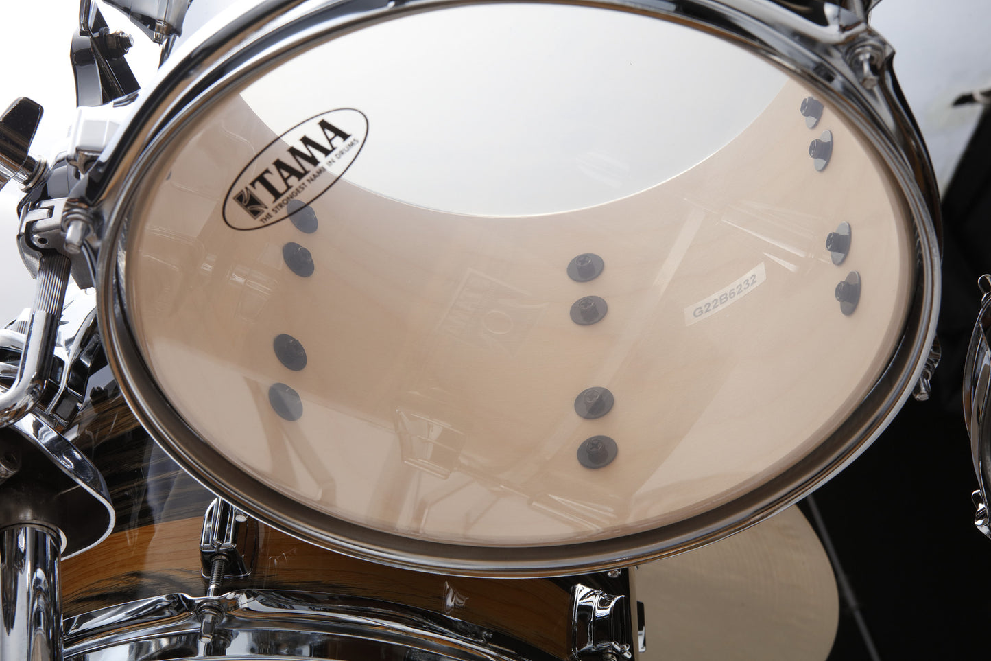 TAMA Superstar Classic Shell Kit 5 teilig - Natural Ebony Tiger Wrap/Chrom HW