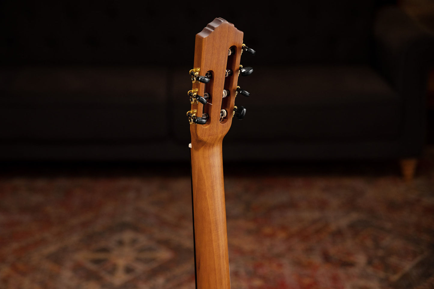 ORTEGA Family Series Pro Konzertgitarre 7 String - Massive Fichte / Sapele Natur + Bag