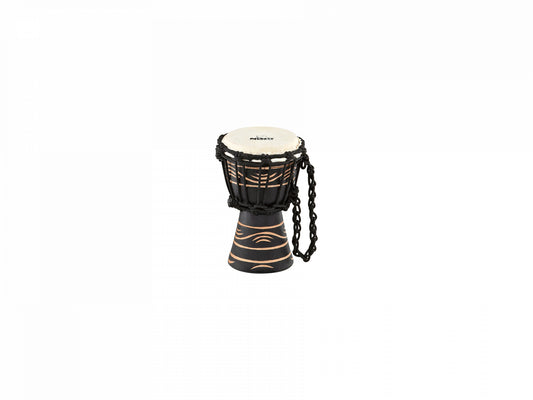 NINO Percussion Moon Rhythm Series Original African Style Rope Tuned Wood Djembe - 4 1/2"