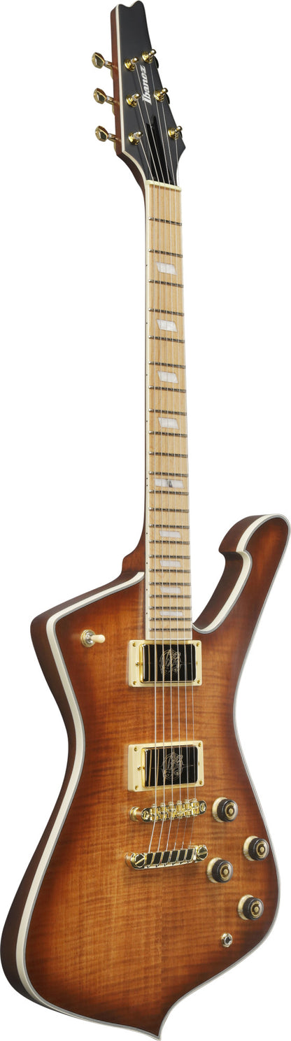 IBANEZ Iceman E-Gitarre 6-String - Caramel Burst Low Gloss + Gigbag