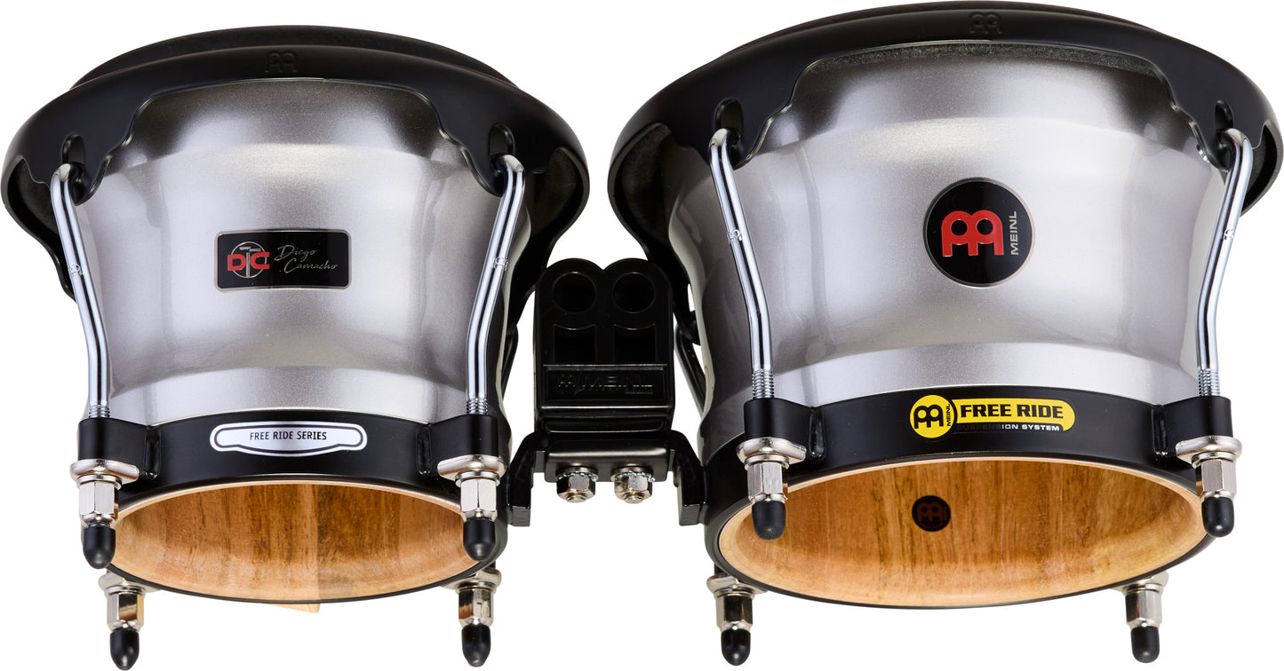 MEINL Percussion Artist Series Diego Camacho Signature 7" & 8 1/2" Bongo - Pearl Grey