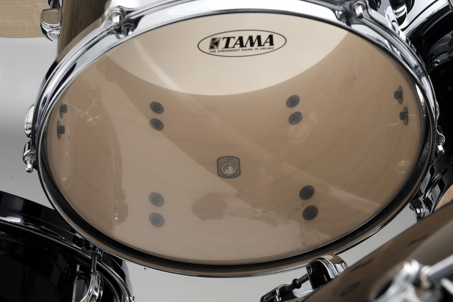 TAMA Starclassic Performer Shell Kit 4 teilig - Piano Black/Chrom HW