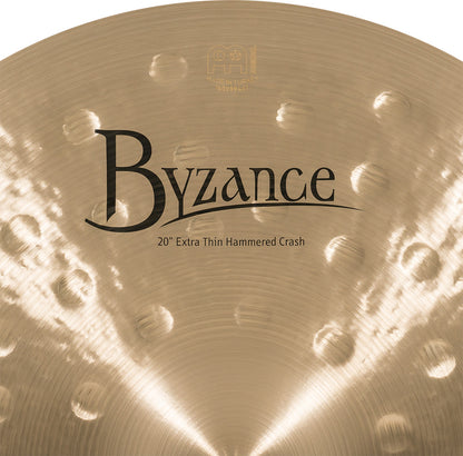 MEINL Cymbals Byzance Traditional Extra Thin Hammered Crash - 20"