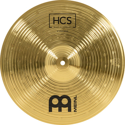 MEINL Cymbals HCS Complete Pack - 14" Hihat/16" Crash/20" Ride + 10" Splash for FREE