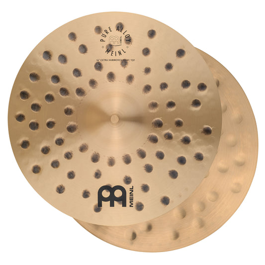 MEINL Cymbals Pure Alloy Extra Hammered Hihat - 14"