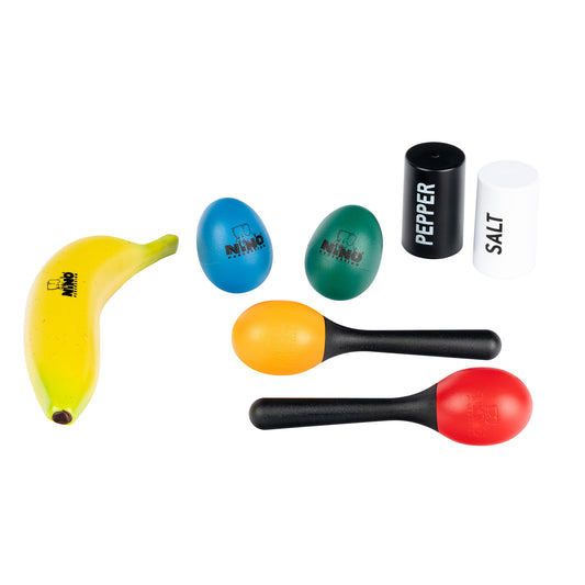 NINO Percussion Mixed Shaker Set - 7 teilig