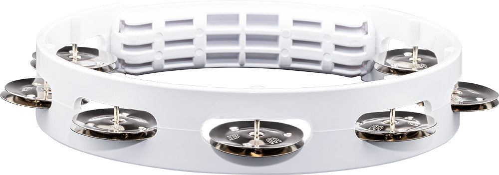 MEINL Percussion Headliner® Series Molded ABS Tambourine - 8" White