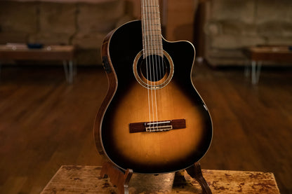 ORTEGA Performer Series 4/4 Classical Guitar 6-String - Tobacco Sunburst + Gig Bag