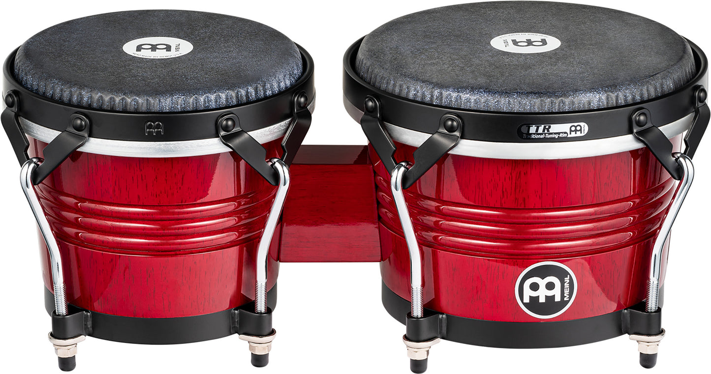 MEINL Percussion Marathon Traditional Bongo 6 3/4" Macho & 8" Hembra - Wine Red