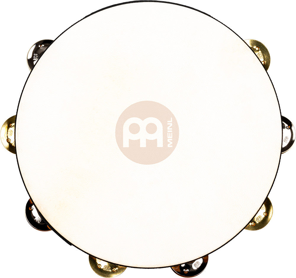 MEINL Percussion Traditional Wood Series Headed Tambourine - 10"