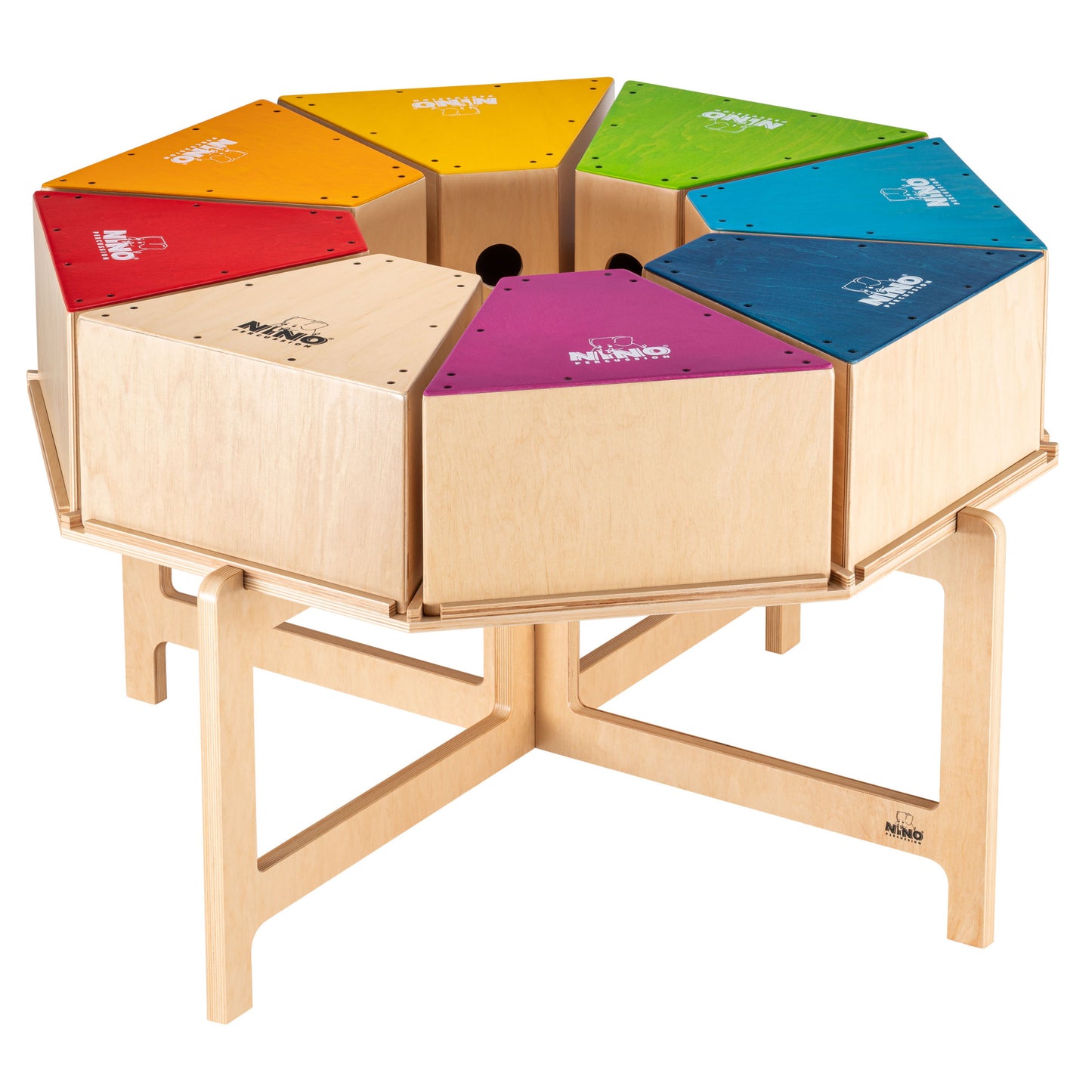 NINO Percussion DeLuxe Classroom Cajon Rhythmus Set