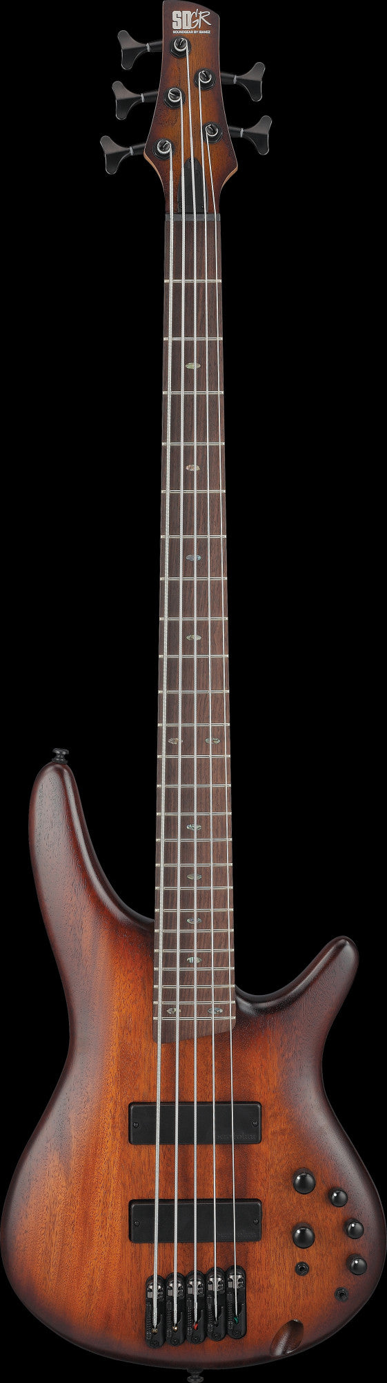 IBANEZ SR E-Bass 5-String - Mahogany Brown Burst Low Gloss