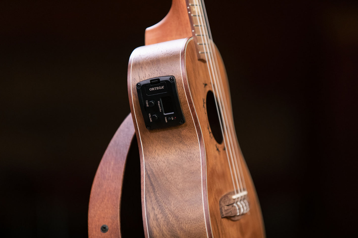ORTEGA Lizard Series Concert Ukulele 4 String - Paldao Natural + Bag