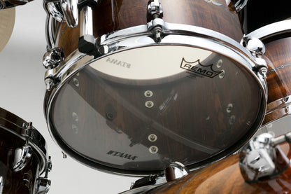 TAMA STAR Bubinga Rack Tom 8" x 6" Sunset Australian Acacia Burst/Chrom HW/mit Inlay (Outside)