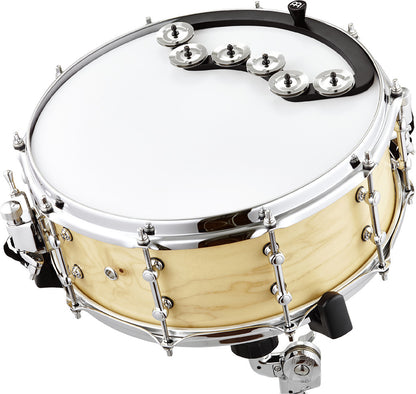 MEINL Percussion Backbeat Tambourine 13" - 14" - schwarz