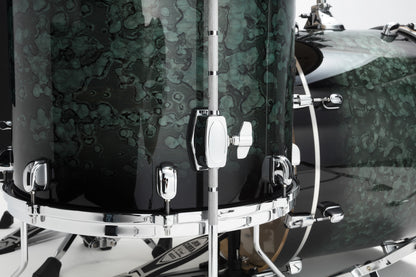 TAMA Starclassic Performer Shell Kit 4 teilig - Molten Steel Blue Burst/Chrom HW