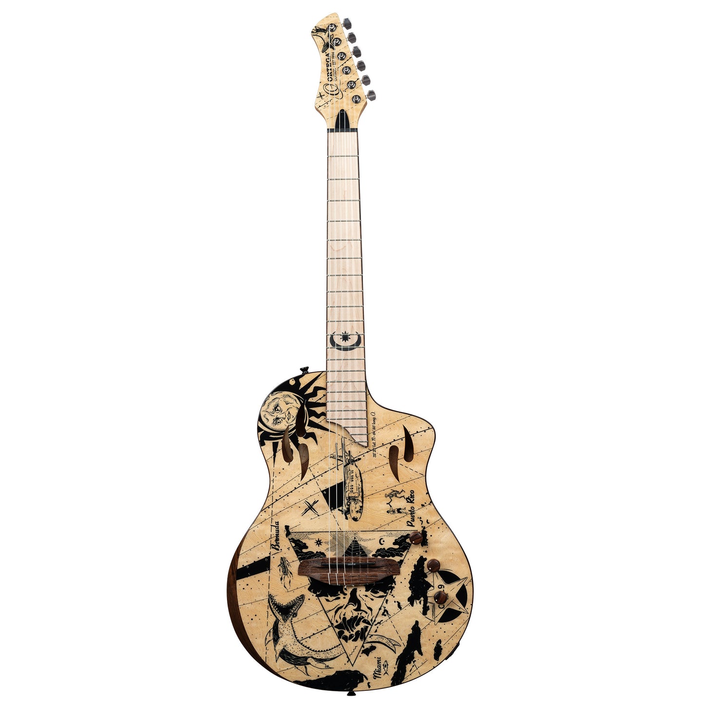 ORTEGA TourPlayer Series 4/4 Nylonsaitengitarre 6-String + Pro Gigbag