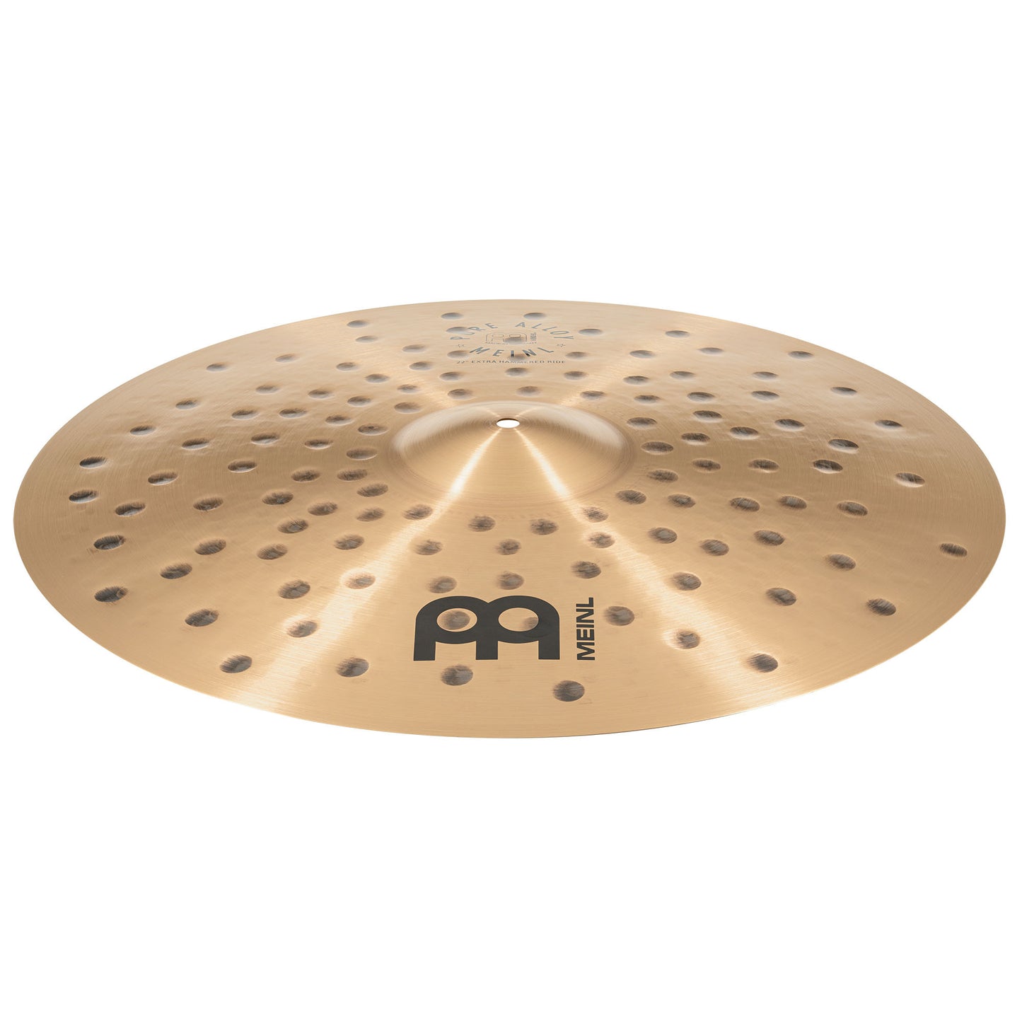 MEINL Cymbals Pure Alloy Extra Hammered Ride - 22"