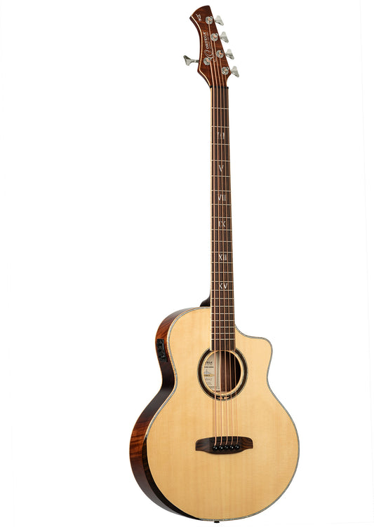 ORTEGA Ken Taylor Signature Series Acoustic Bass 5-String - Natural + Gigbag