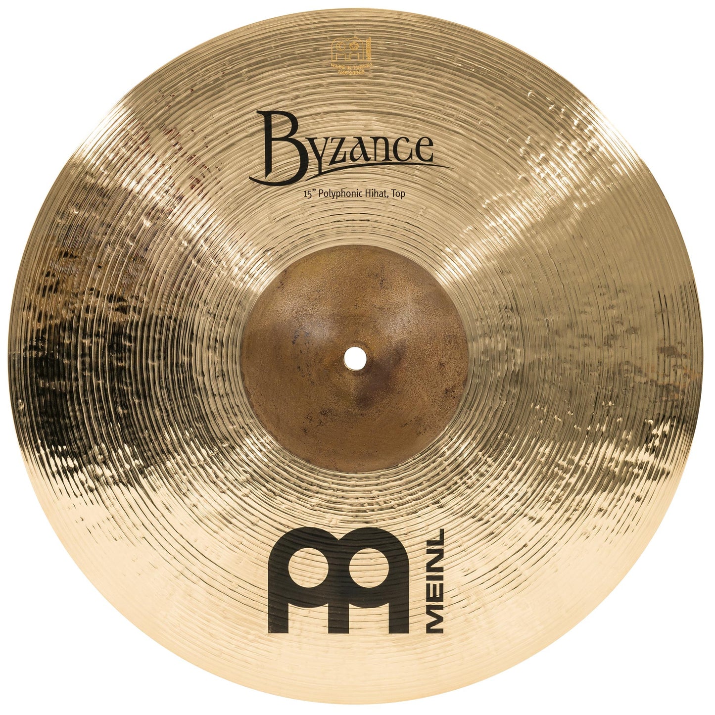 MEINL Cymbals Byzance Brilliant Polyphonic Hihat - 15"