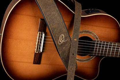 ORTEGA Echtledergitarrengurt - Desert Stone