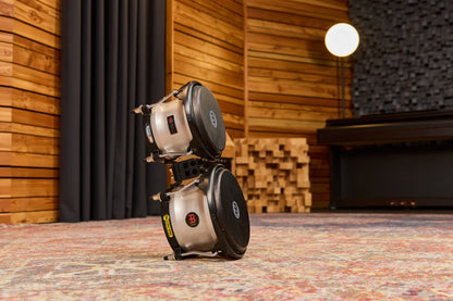 MEINL Percussion Artist Series Diego Camacho Signature 7" & 8 1/2" Bongo - Pearl Grey