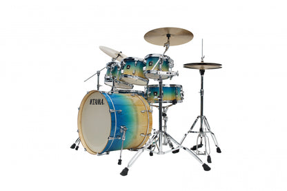 TAMA Superstar Classic Shell Kit 7 teilig - Caribbean Lacebark Pine Fade/Chrom HW